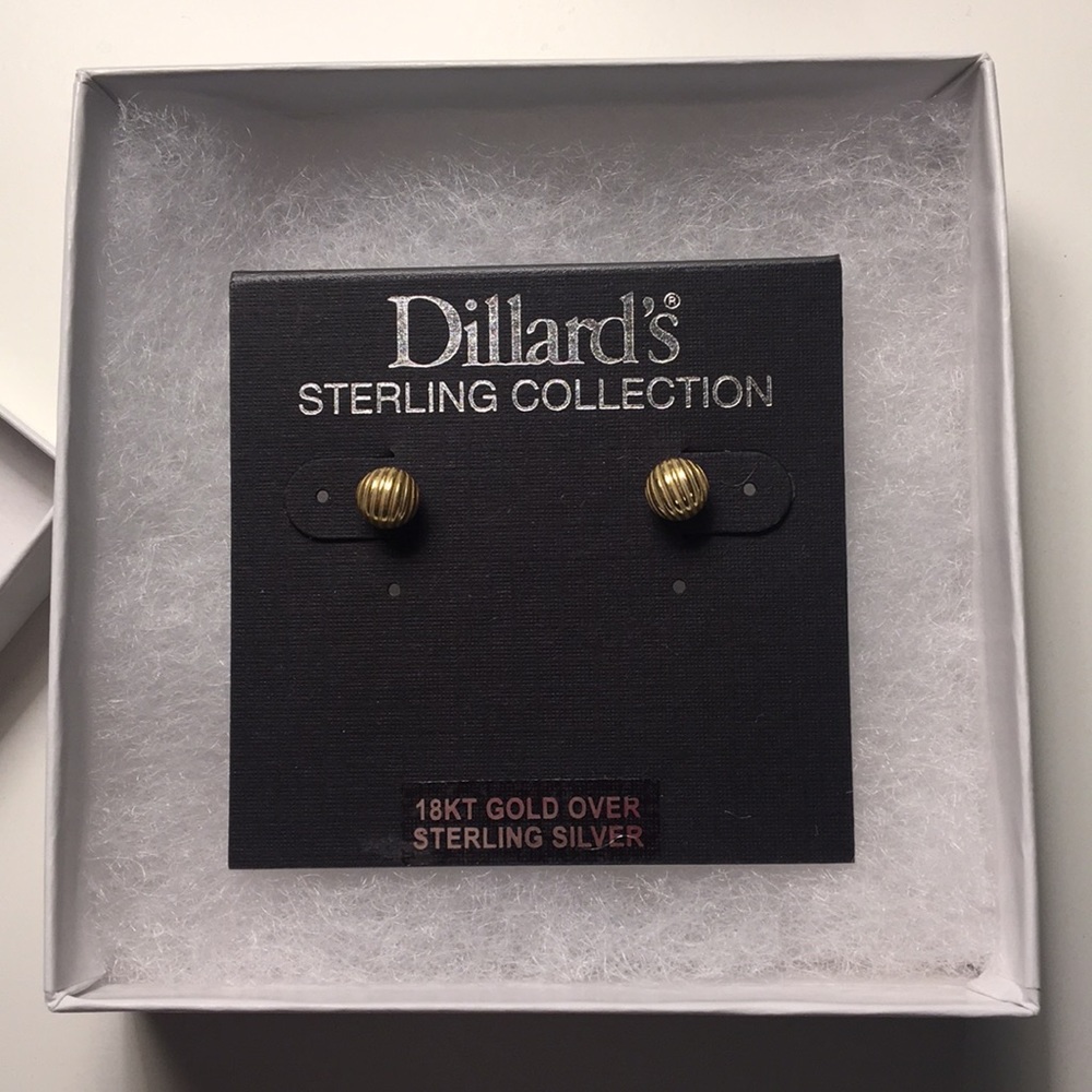 SOLD 18kt Gold Post Earrings